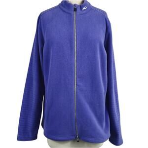 KJUS Maxima Fleece Jacket Purple Size 44 / 2XL